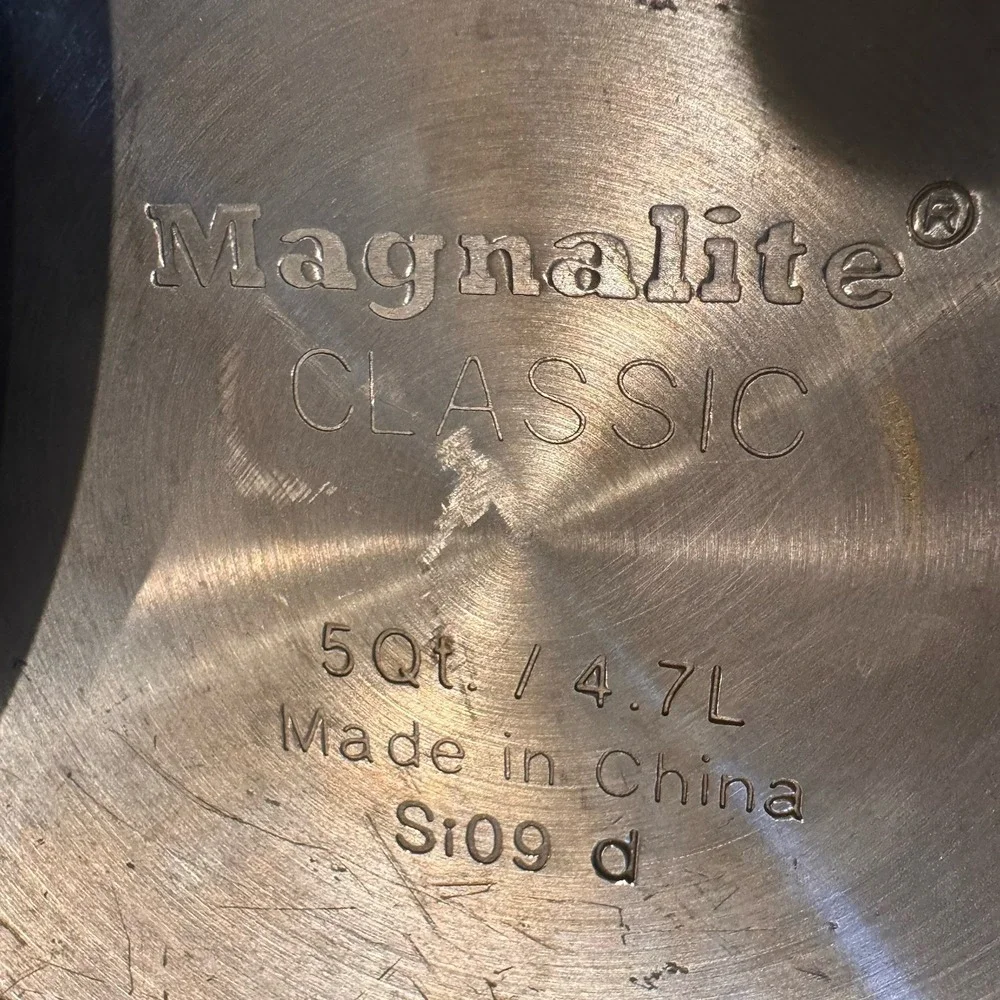 Magnalite Classic 5 Qt 4.7 L ~ Aluminum Stock Pot ~ Dutch Oven Si09